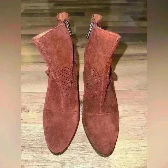 Lucky Brand Ramses Bootie burgendy - Picture 3 of 11